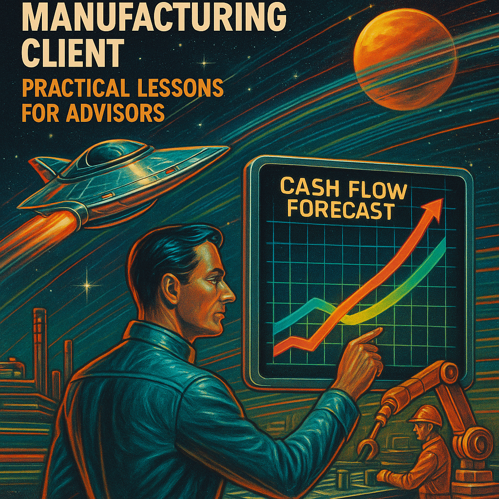 How a Three-Month Cash Flow Forecast Saved a Manufacturing Client: Practical Lessons for Advisors