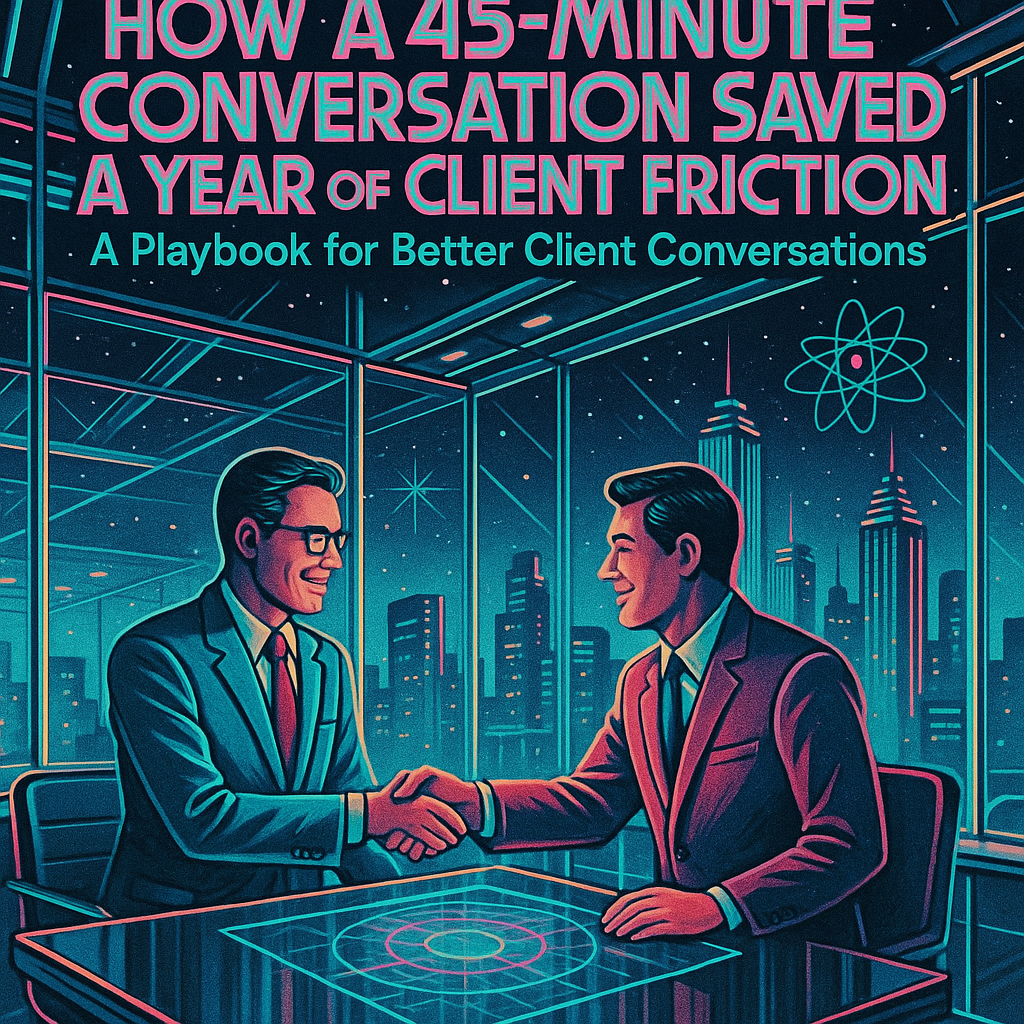 How a 45-Minute Conversation Saved a Year of Client Friction: A Playbook for Better Client Conversations